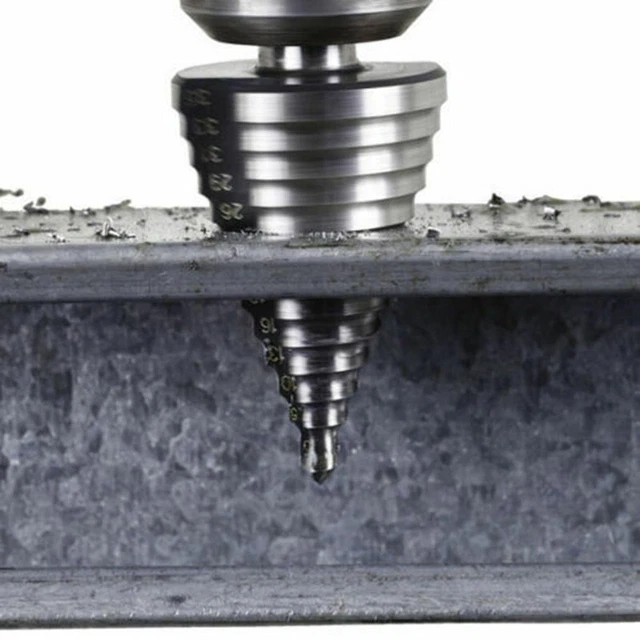 5-35mm Step Drill Bit Acier Haute Vitesse Coupeur 13 Étapes for Acier Fin Acier 2