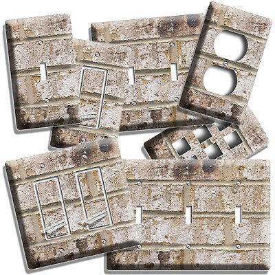Rustic Large Brick And Mortar Style Light Switch Outlet Wall Plate Room Hd Decor