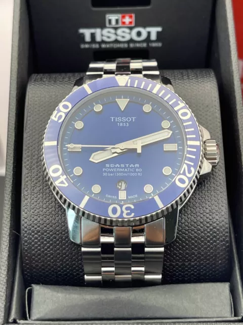 TISSOT SEASTAR 1000 Powermatic 80 Black Dial T120.407.11.051.00