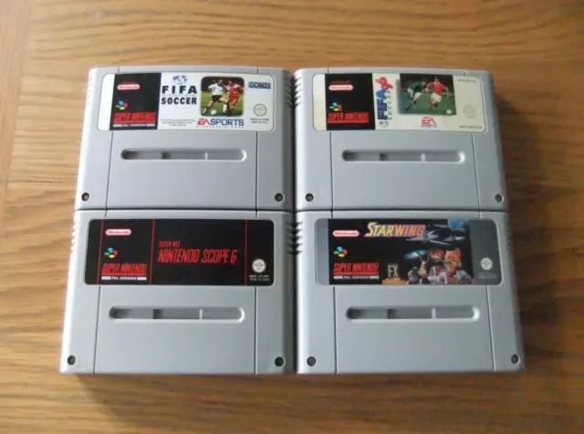 SUPER NINTENDO / SNES GAMES BUNDLE x 4