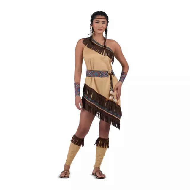 My Other Me Costume Indiana Vestito Carnevale Donna Pocahontas Pellerossa