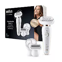 Braun Silk-épil 9 Flex 9030 Epilatore Elettrico Bianco/Oro Con Testina 81688639