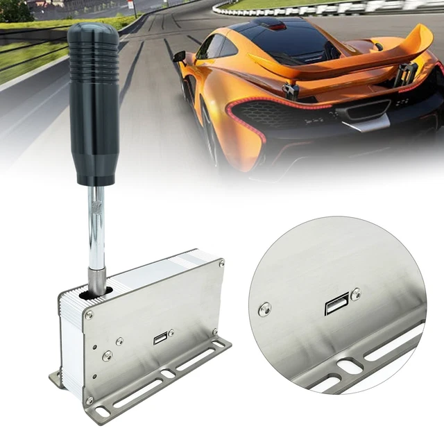 USB Sequential Shifter PC Gearshifter Handbrake For Logitech G27 G25 G29 G920 5W