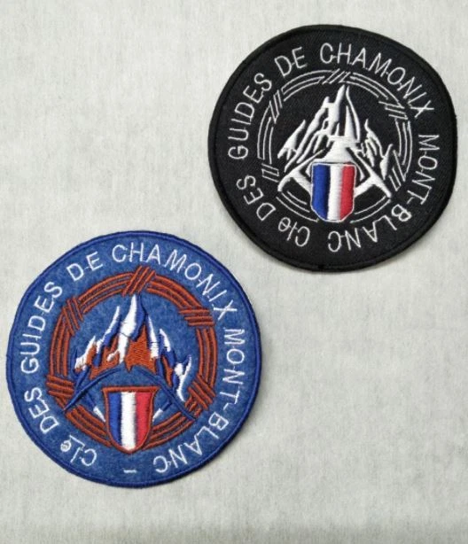 Écusson Brodé Original Chamonix - Patch Montagne Vintage à Coudre Ou à Repasser