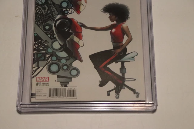 Invincible Iron Man #1 CGC 9.8 Steam Variant 1:10 McKone 1st Riri Williams Solo 3