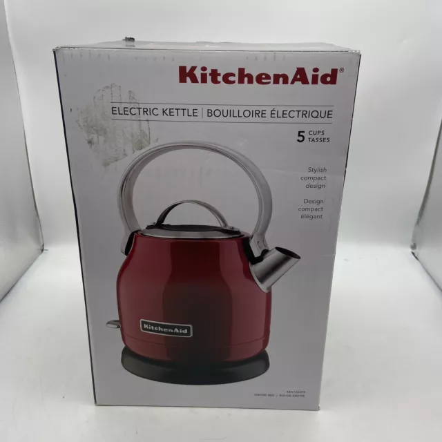 KitchenAid KEK1222SX 1.25L Electric Kettle - Brushed Silver MINT!