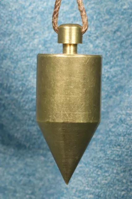 Plomada perico bronce. Cabeza fija. Bronze perico plumb bob. Fixed head. S.XX