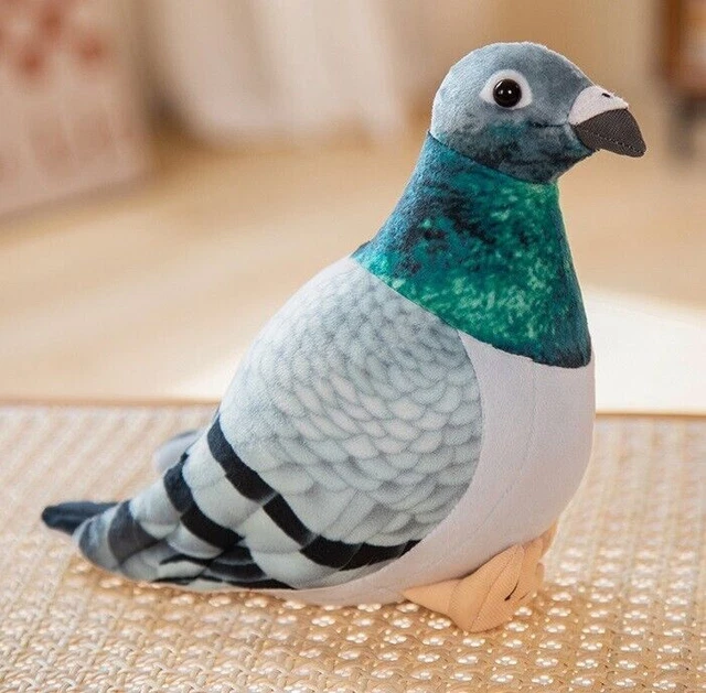 8 INCH GREEN Pigeon Bird Stuffed Animal Plush Toys Toddler Doll Kids
