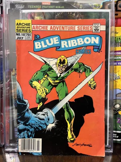 Blue Ribbon Comics (Vol. 2) #10 (Newsstand) FN; Archie | The Fly - we combine sh