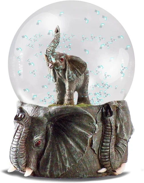 Water Globe - Elefante da Deluxebase. Globo da neve elefante con statuetta in resina