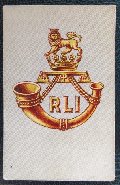 RARE CIGARETTE CARD military South African Defence Rand Light Infantry ...