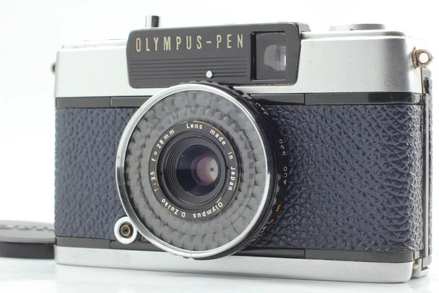 [Almost MINT Navy] Olympus Pen EE-3 EE3 Half Frame 35mm Film Camera From JAPAN
