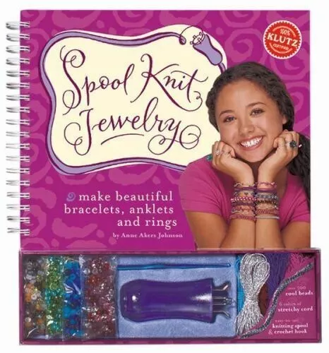 Spool Knit Jewelry: Make Beautiful Bracelets, Anklets & Rings (Klutz) Kit Set