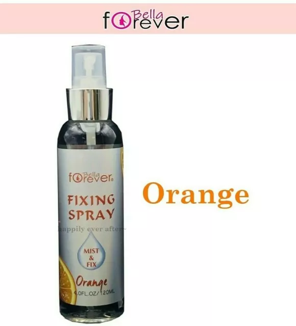 Bella Forever Fixing Spray - Spray de fijación de maquillaje con aroma a naranja fresco