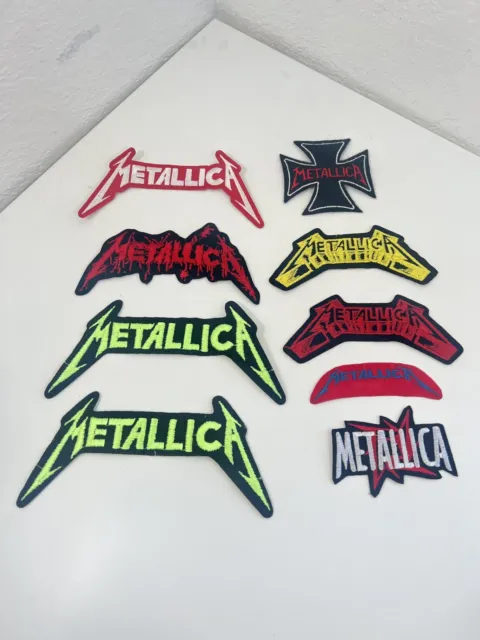 Metallica Patch Lot Of 9