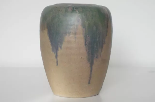 Upchurch Art Pottery Vase - Cascading Drip Glaze - c.1920 3