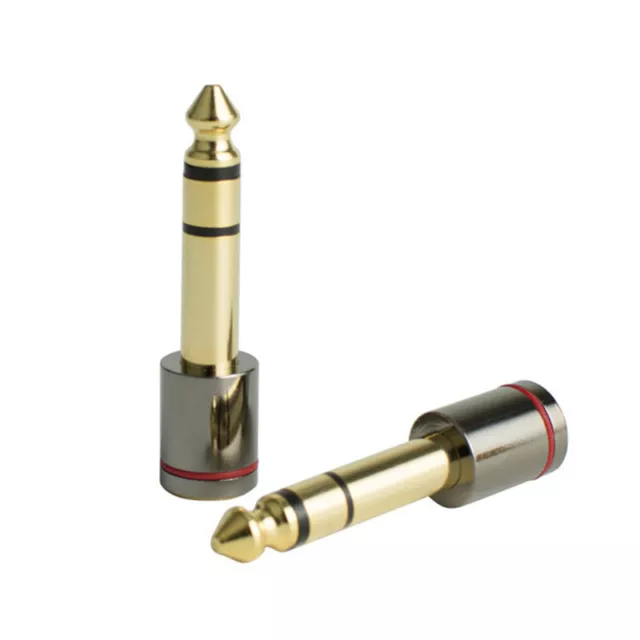 6.35mm 1/4" Male to 3.5mm 1/8" Female TRS Stereo Audio Headphone Adapter