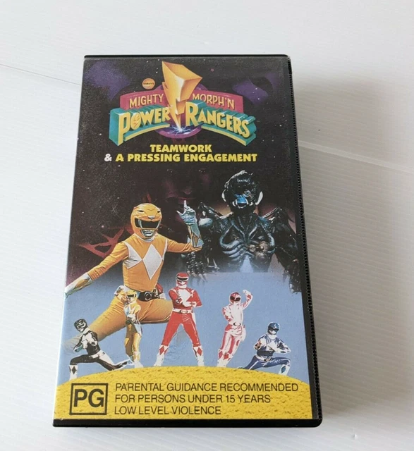 Mmpr Temwork POWER RANGERS MIGHTY Morphin VHS Tape Teamwork & Pressing Engagement PG ...