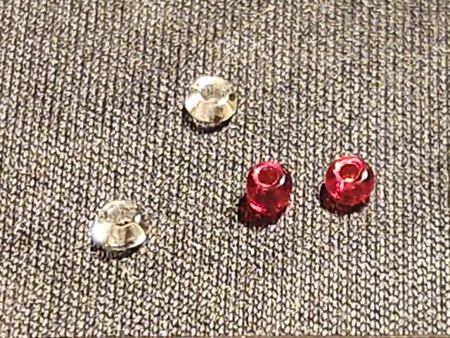 Stunning Ancient Roman Tiny Quartet Of Glass Beads Please See Description L118b