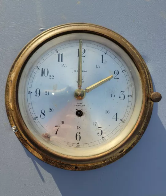 VTG Salem Ships Bell Clock