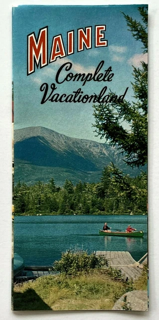 1950S MAINE COMPLETE Vacationland Hiking Camping Fishing Travel ...