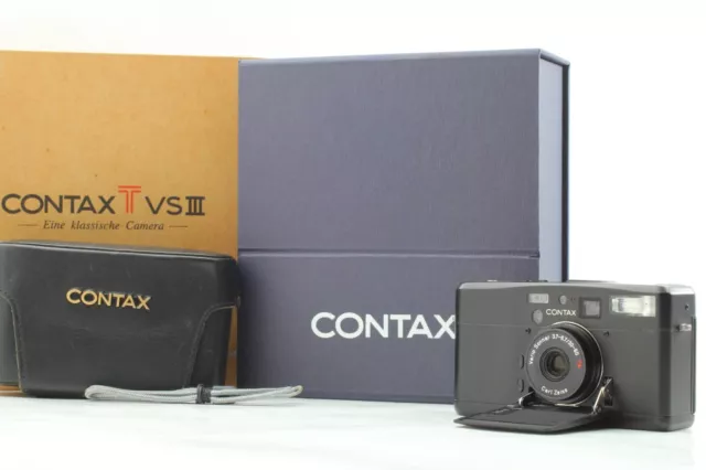 【N Mint in Box】 Contax TVS III Black Point & Shoot 35mm Film Camera Japan #633