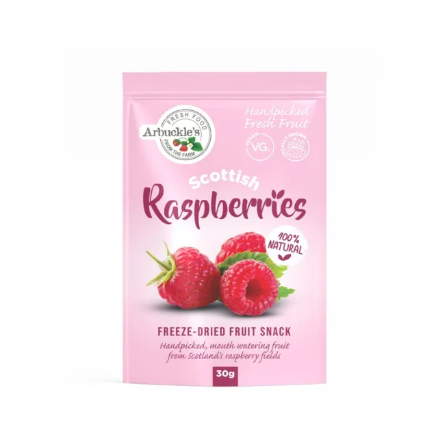 Freeze Dried Raspberries Whole Fruit Directly from Farm Shop 100g - 1kg