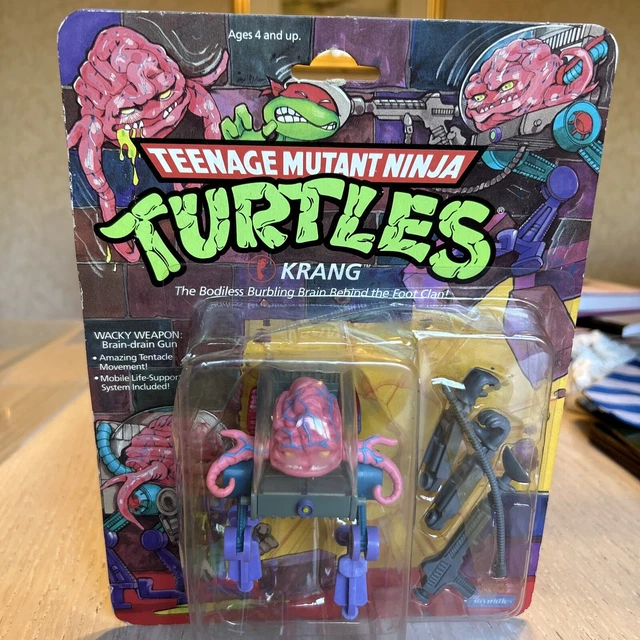 TMNT Vintage - Figurine Krang - Tortues Ninja - Playmates 1989 1ère Édition - Complet