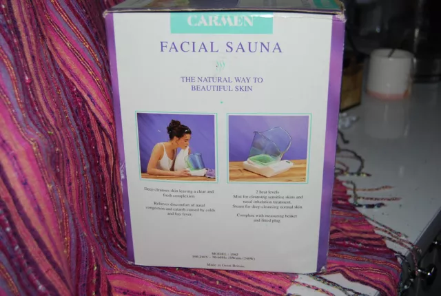Carmen facial sauna steamer, for  beauty and clearing sinus and cold symptoms 3