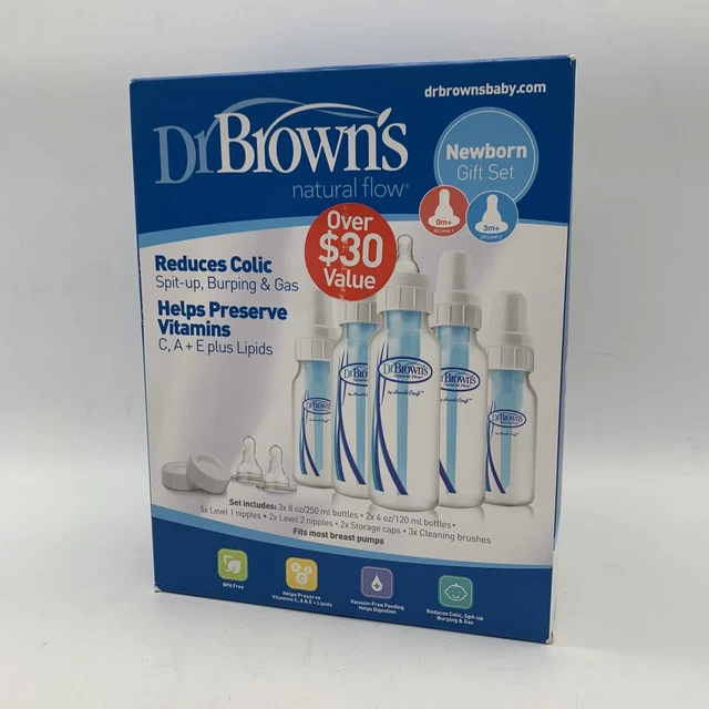 Dr. Brown’s 240-P6 BPA Free Polypropylene Newborn Feeding Set*NEW*