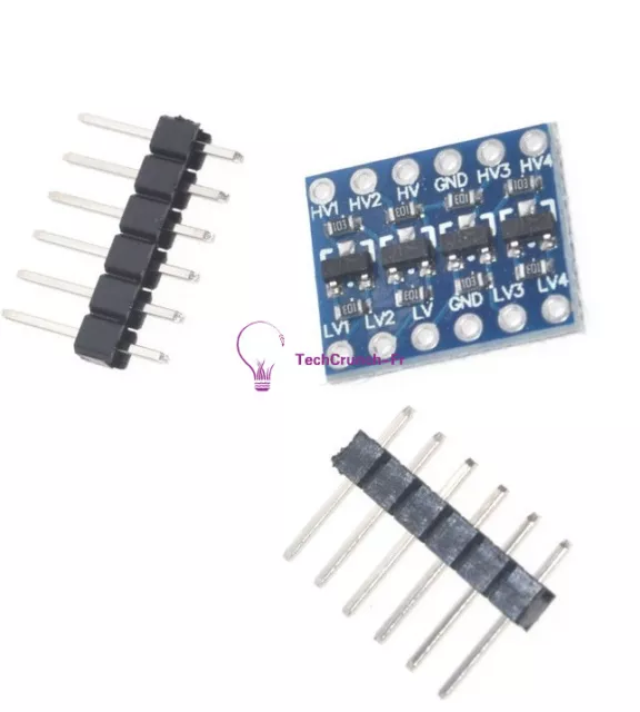 2/5/10PCS IIC I2C Logic Level Converter Bi-Directional Module 4 Channel 5V 3.3V