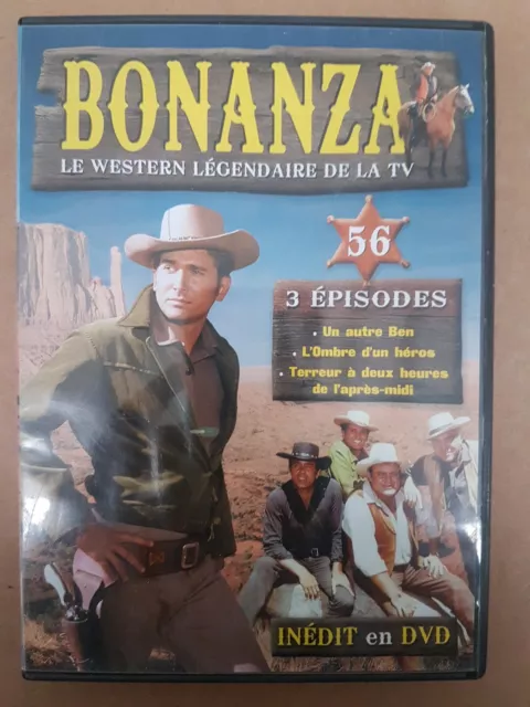 DVD BONANZA N° 56 WESTERN DE LA SÉRIE TV 3 EPISODES  cow boy far west