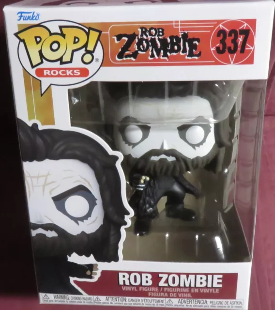 Rob Zombie,  2023 Funko Pop  "Rocks", #337,  In Hand