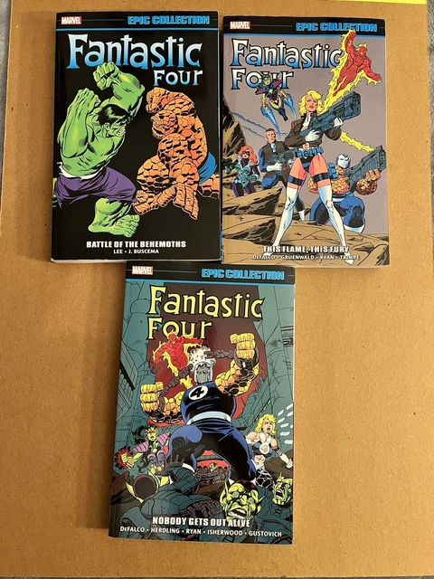 Fantastic Four Epic Collection Lot
