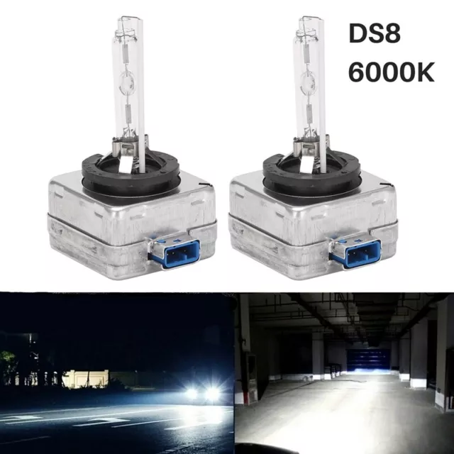 3X(2X D8S 6000K Nouvelles Ampoules de Phares HID au XéNon 66548 66549 pour 7016