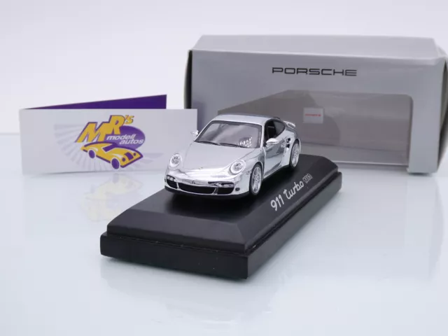 Minichamps WAP02060816 # Porsche 911 Turbo Baujahr 2006 " Chromedition " 1:43