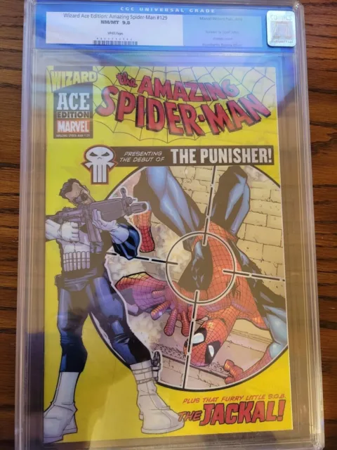 The Amazing Spider-Man #129 (Wizard Ace Edition) CGC NM/MT 9.8 1st Punisher