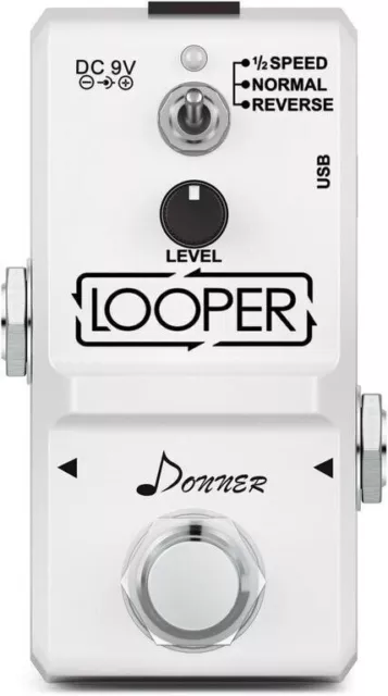 Donner Tiny Looper Guitar Effect Pedal 10 minutes of Looping 3 Modes NEW 3