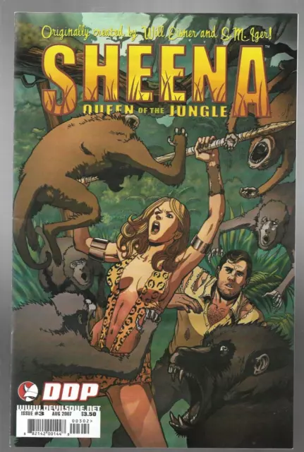 Sheena Queen of the Jungle  #3 Devils Due Publishing  2007 VF Cover B