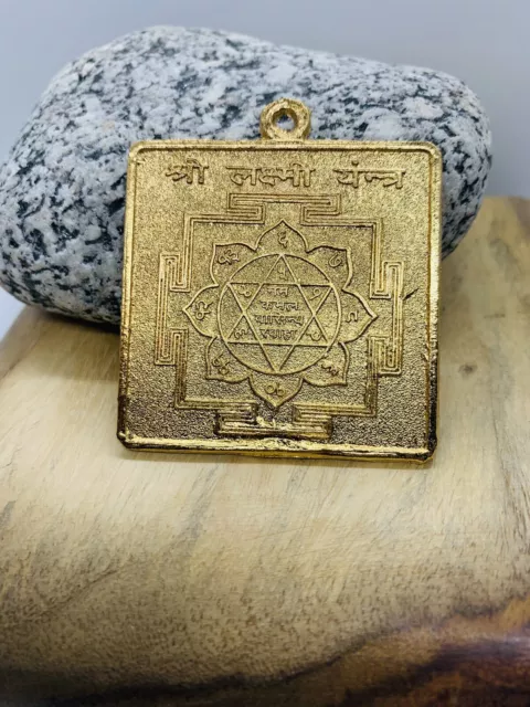 Sri Maha Laxmi Yantra Lakshmi Yantram Powerful Chakra Energized Blessed Om Rare