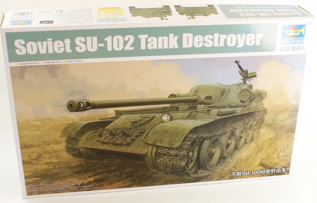 1:35 SU-102 Tank Destroyer - Trumpeter 09570 (Neu (gemäss Beschreibung