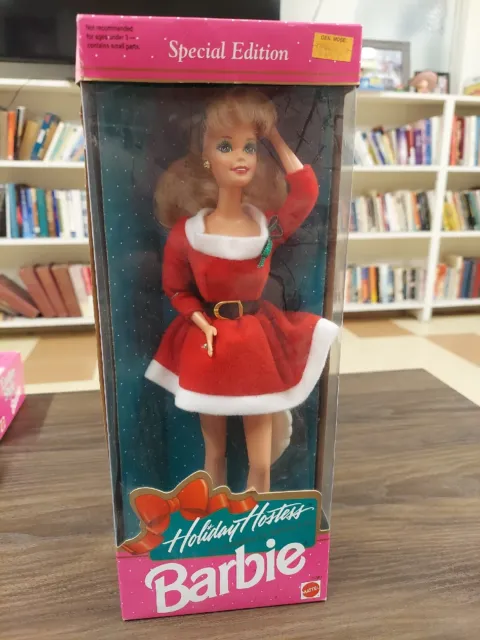 Holiday Hostess Barbie Doll 10280 Special Edition Christmas Mattel 1992