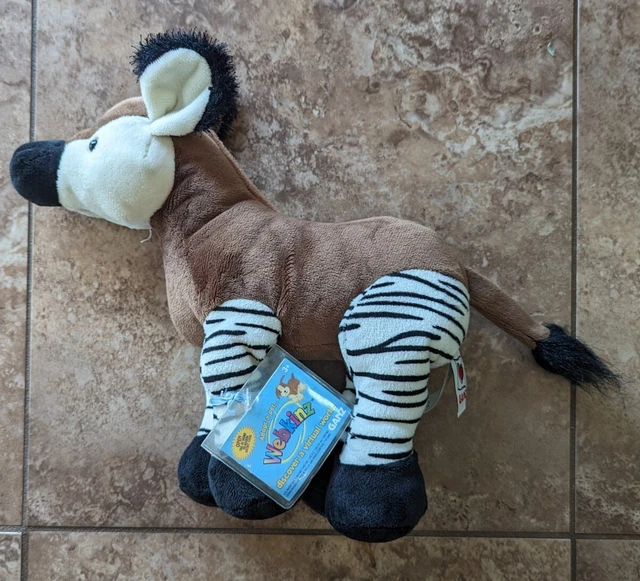 GANZ WEBKINZ OKAPI 11 Stuffed Animal Plush Toy With Code HM445 ZEBRA HORSE 29.39 PicClick CA
