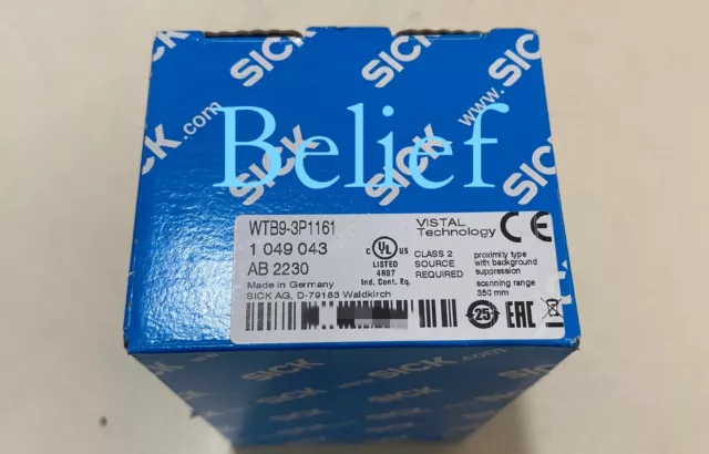 1pc SICK WTB9-3P1161 Brand new Optical switch Fast delivery DHL