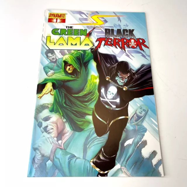 Project Super Powers: The Green Lama & Black Terror #1 - Dynamite 2008 Variant A