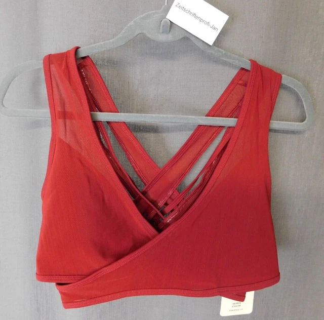 Fabletics Faye Sport-BH mittlere Belastung bordeaux Gr.M