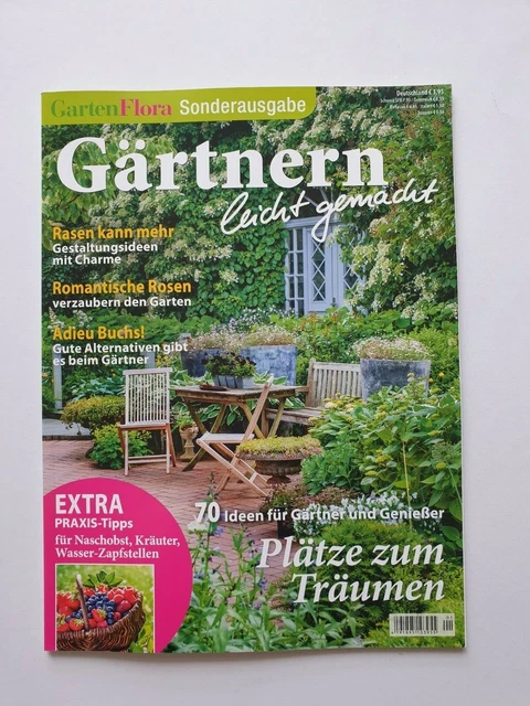 GARTEN FLORA SONDERAUSGABE Gärtnern leicht gemacht , NEU EUR 3,95