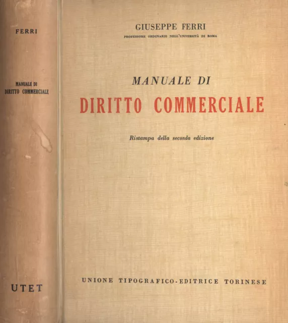 Manuale di diritto commerciale - Campobasso, Gian Franco: 9788859805472 -  AbeBooks