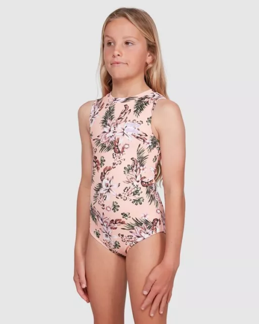 BNWT BILLABONG GIRLS Kids 4Ever Sun One Piece Swimsuit Size 10 Rrp $69.99  £18.45 - PicClick UK