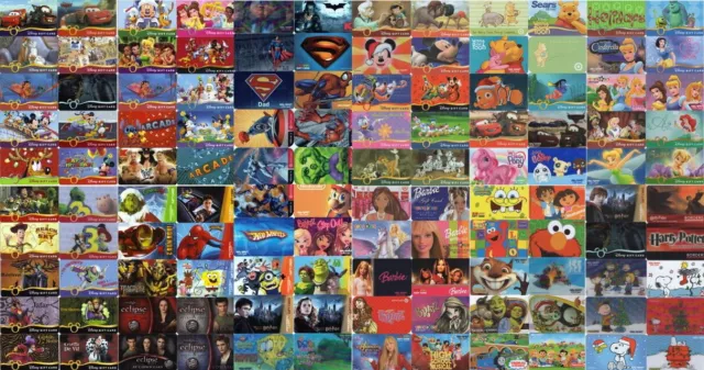 Gift Card / Geschenkkarte-Usa- Scegliere: Disney, Universale, K-Mart, Wal-Mart,